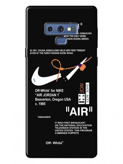 Samsung Note 9 Nike Air Siyah Telefon Kılıfı