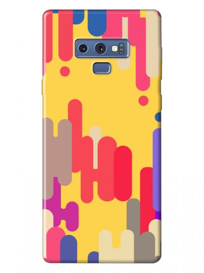 Samsung Note 9 Pop Art Sarı Telefon Kılıfı