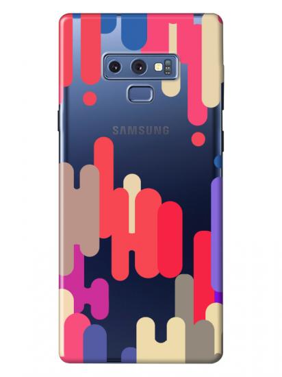 Samsung Note 9 Pop Art Şeffaf Telefon Kılıfı