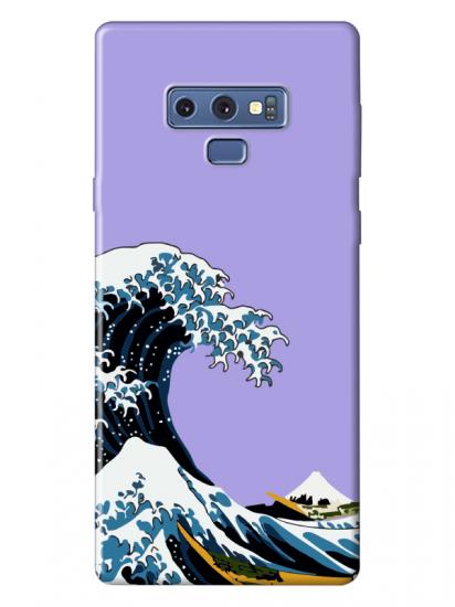 Samsung Note 9 Kanagawa Lila Telefon Kılıfı