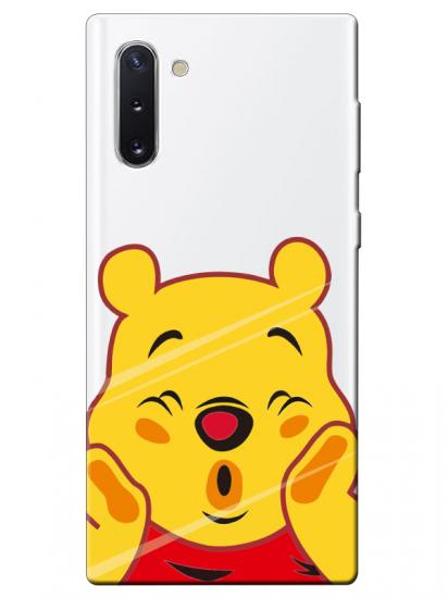 Samsung Note 10 Winnie The Pooh Şeffaf Telefon Kılıfı