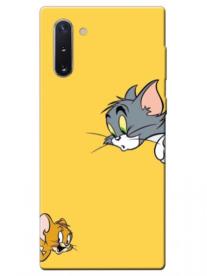 Samsung Note 10 Tom And Jerry Sarı Telefon Kılıfı