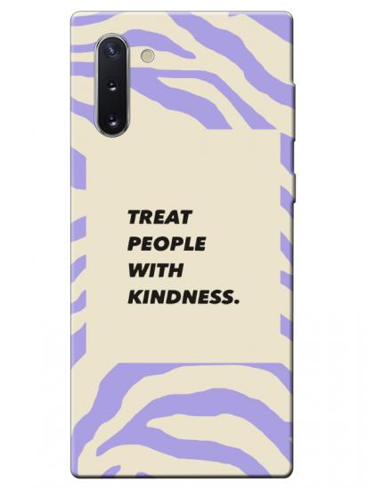 Samsung Note 10 Zebra Motto Lila Telefon Kılıfı