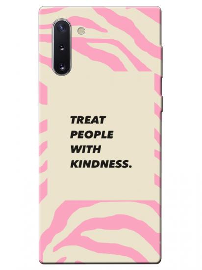 Samsung Note 10 Zebra Motto Pembe Telefon Kılıfı