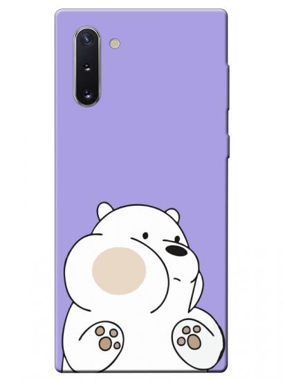 Samsung Note 10 Panda Lila Telefon Kılıfı