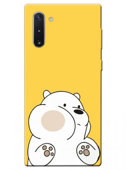 Samsung Note 10 Panda Sarı Telefon Kılıfı