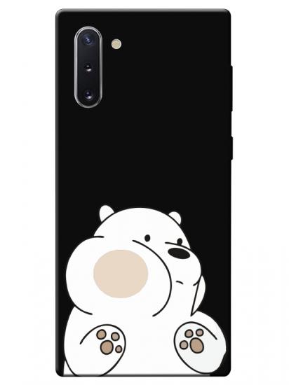 Samsung Note 10 Panda Siyah Telefon Kılıfı