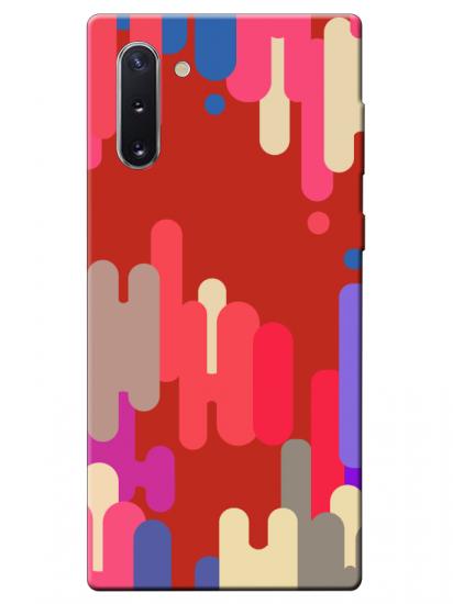 Samsung Note 10 Pop Art Kırmızı Telefon Kılıfı