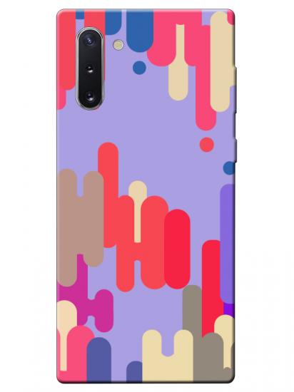 Samsung Note 10 Pop Art Lila Telefon Kılıfı