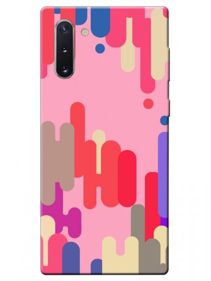 Samsung Note 10 Pop Art Pembe Telefon Kılıfı