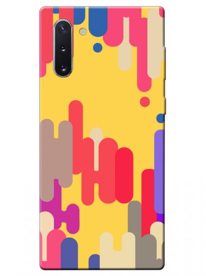 Samsung Note 10 Pop Art Sarı Telefon Kılıfı