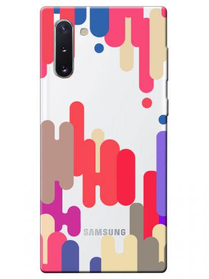 Samsung Note 10 Pop Art Şeffaf Telefon Kılıfı