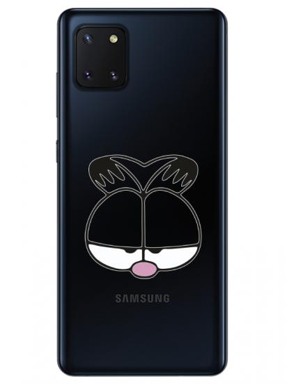 Samsung Note 10 Lite Garfield Şeffaf Telefon Kılıfı