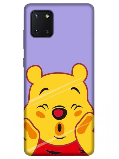 Samsung Note 10 Lite Winnie The Pooh Lila Telefon Kılıfı