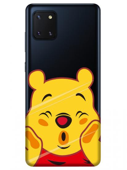 Samsung Note 10 Lite Winnie The Pooh Şeffaf Telefon Kılıfı