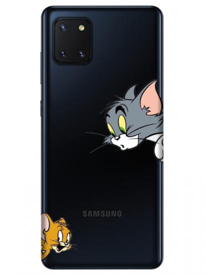 Samsung Note 10 Lite Tom And Jerry Şeffaf Telefon Kılıfı