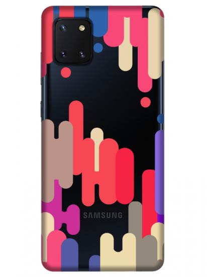 Samsung Note 10 Lite Pop Art Şeffaf Telefon Kılıfı