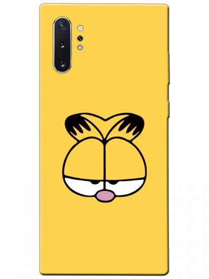 Samsung Note 10 Plus Garfield Sarı Telefon Kılıfı