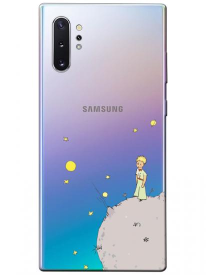 Samsung Note 10 Plus Küçük Prens Şeffaf Telefon Kılıfı