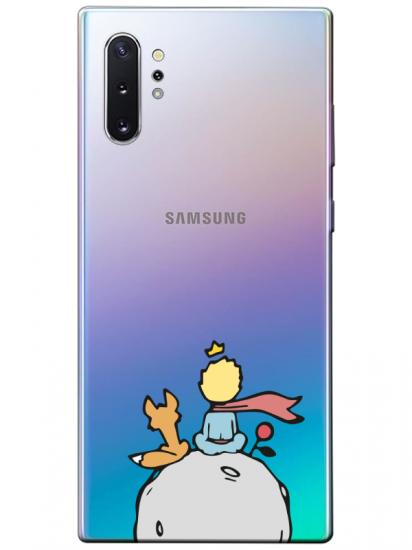 Samsung Note 10 Plus Küçük Prens Şeffaf Telefon Kılıfı