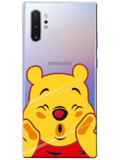 Samsung Note 10 Plus Winnie The Pooh Şeffaf Telefon Kılıfı