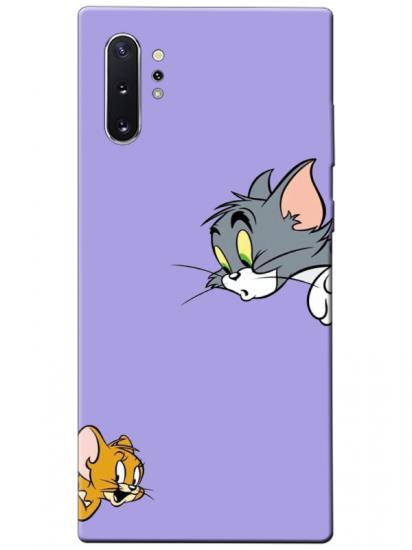 Samsung Note 10 Plus Tom And Jerry Lila Telefon Kılıfı