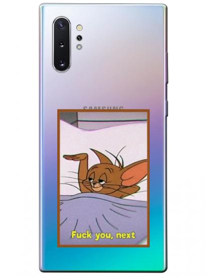 Samsung Note 10 Plus Jerry Şeffaf Telefon Kılıfı