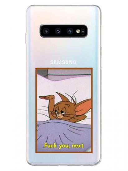 Samsung S10 Jerry Şeffaf Telefon Kılıfı