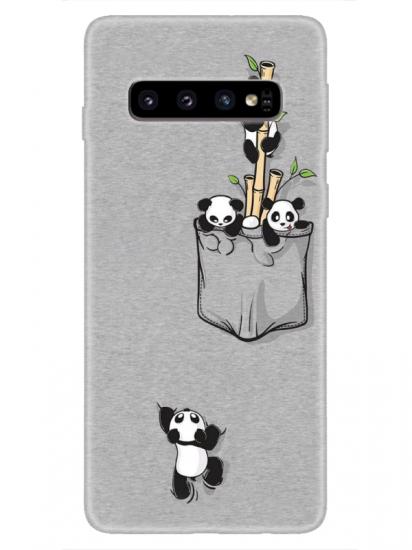 Samsung S10 Panda Telefon Kılıfı