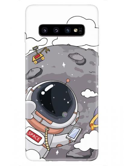 Samsung S10 Astronot Telefon Kılıfı