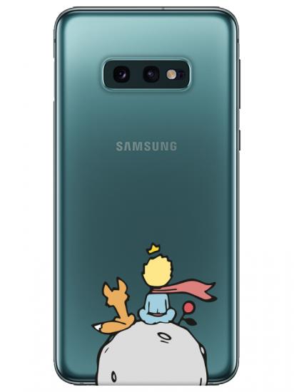 Samsung S10e Küçük Prens Şeffaf Telefon Kılıfı