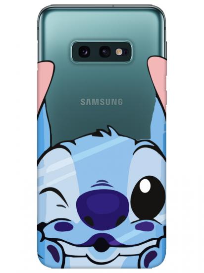 Samsung S10e Stitch Şeffaf Telefon Kılıfı