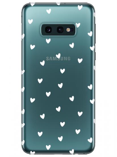 Samsung S10e Minik Kalpler Şeffaf Telefon Kılıfı