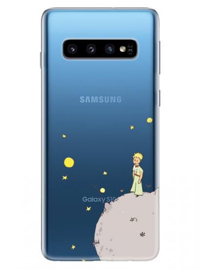 Samsung S10 Plus Küçük Prens Şeffaf Telefon Kılıfı