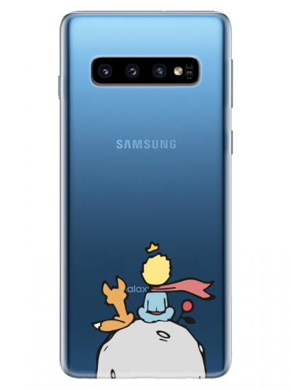 Samsung S10 Plus Küçük Prens Şeffaf Telefon Kılıfı