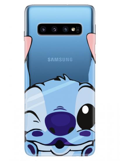 Samsung S10 Plus Stitch Şeffaf Telefon Kılıfı