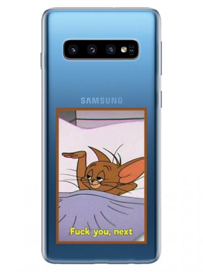 Samsung S10 Plus Jerry Şeffaf Telefon Kılıfı