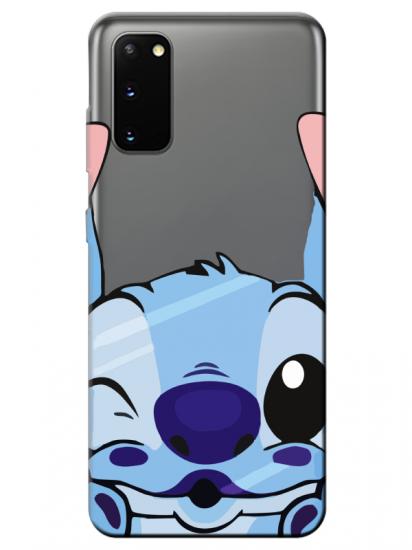 Samsung S20 Stitch Şeffaf Telefon Kılıfı