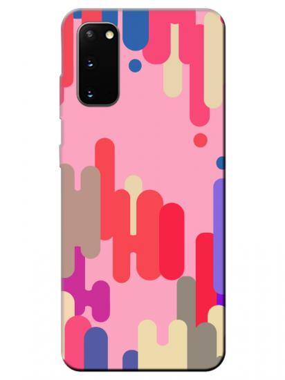 Samsung S20 Pop Art Pembe Telefon Kılıfı