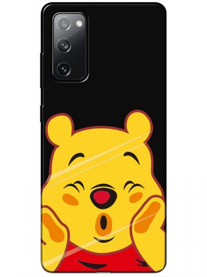 Samsung S20 FE Winnie The Pooh Siyah Telefon Kılıfı