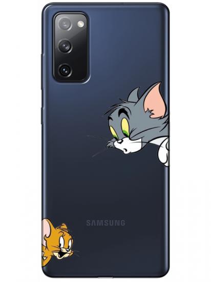 Samsung S20 FE Tom And Jerry Şeffaf Telefon Kılıfı