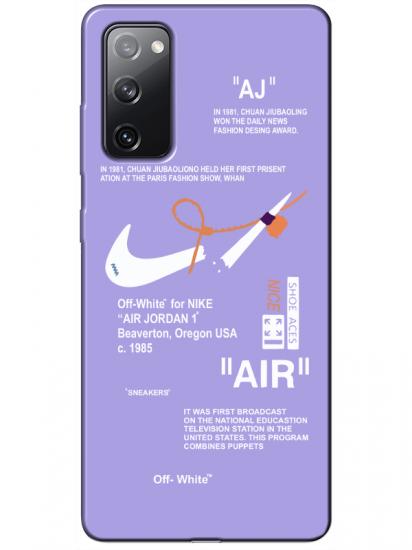 Samsung S20 FE Nike Air Lila Telefon Kılıfı