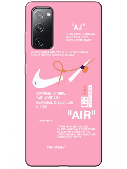 Samsung S20 FE Nike Air Pembe Telefon Kılıfı