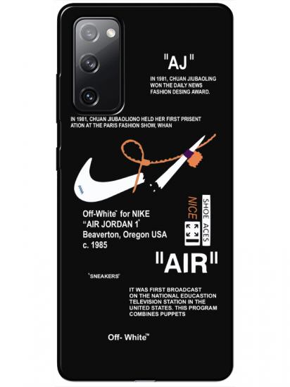 Samsung S20 FE Nike Air Siyah Telefon Kılıfı