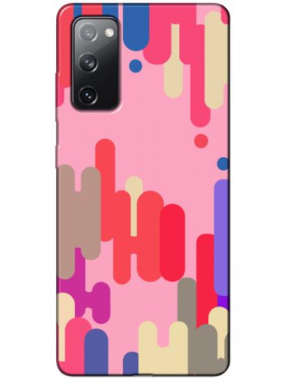 Samsung S20 FE Pop Art Pembe Telefon Kılıfı