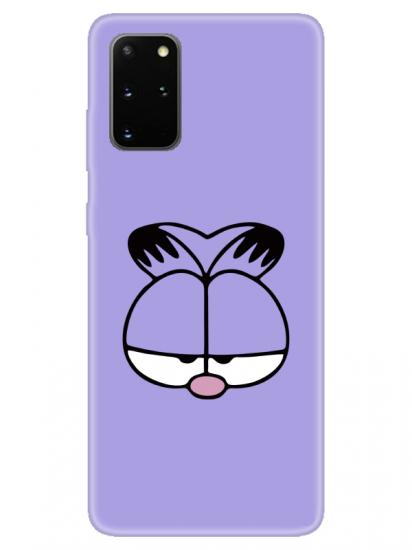 Samsung S20 Plus Garfield Lila Telefon Kılıfı