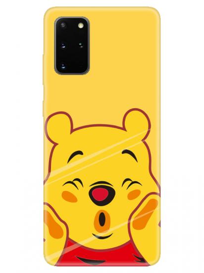 Samsung S20 Plus Winnie The Pooh Sarı Telefon Kılıfı