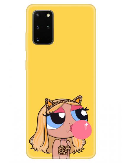 Samsung S20 Plus Powerpuff Girls Sarı Telefon Kılıfı