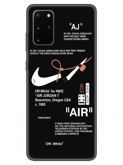 Samsung S20 Plus Nike Air Siyah Telefon Kılıfı