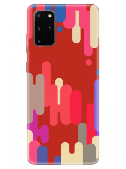 Samsung S20 Plus Pop Art Kırmızı Telefon Kılıfı